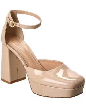 Wide fit Luxe Evening Heels Gianvito Rossi Vian 70 Patent Platform Pump