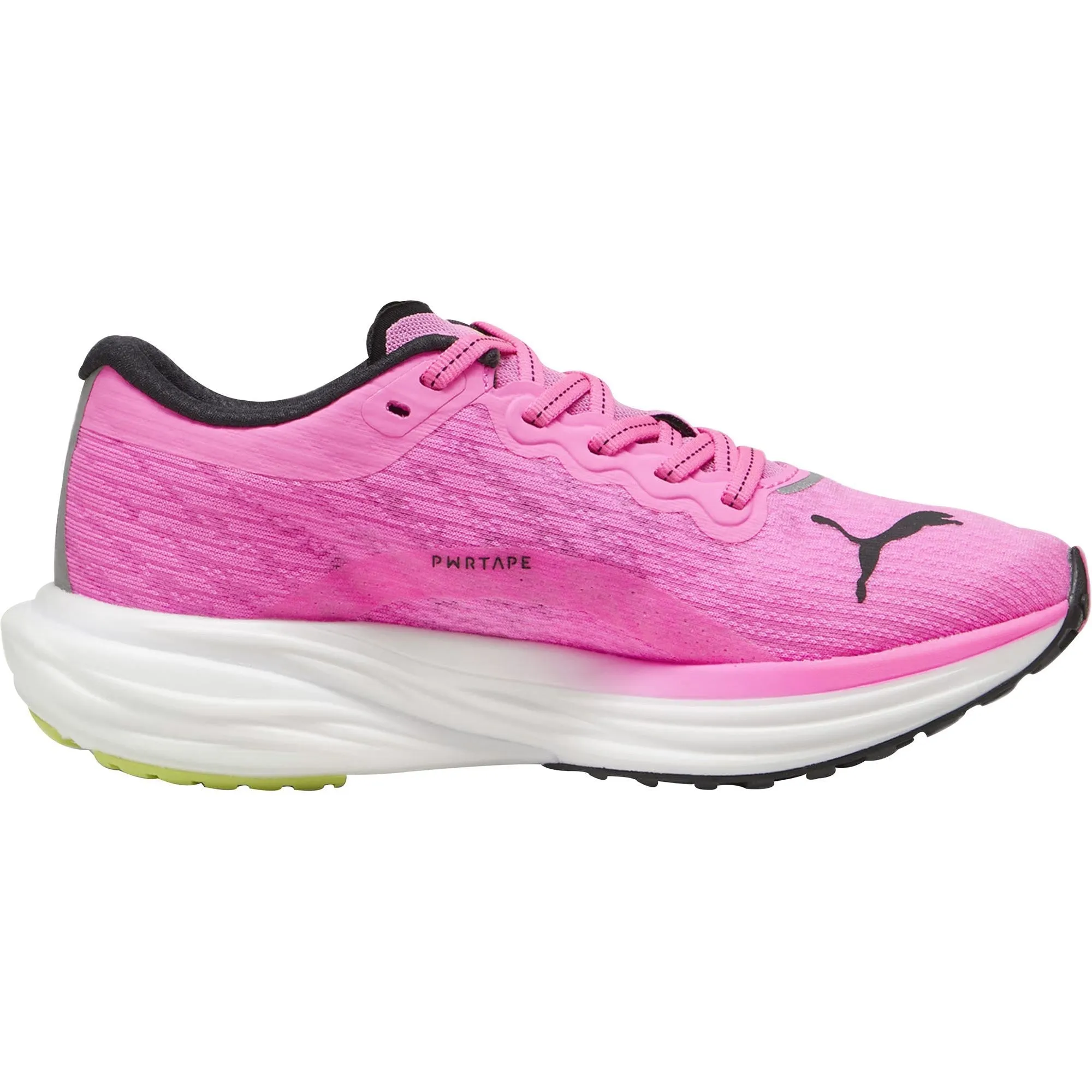 Puma Deviate Nitro 2 Womens Running Shoes - Pink Micro Groove Tread Design
