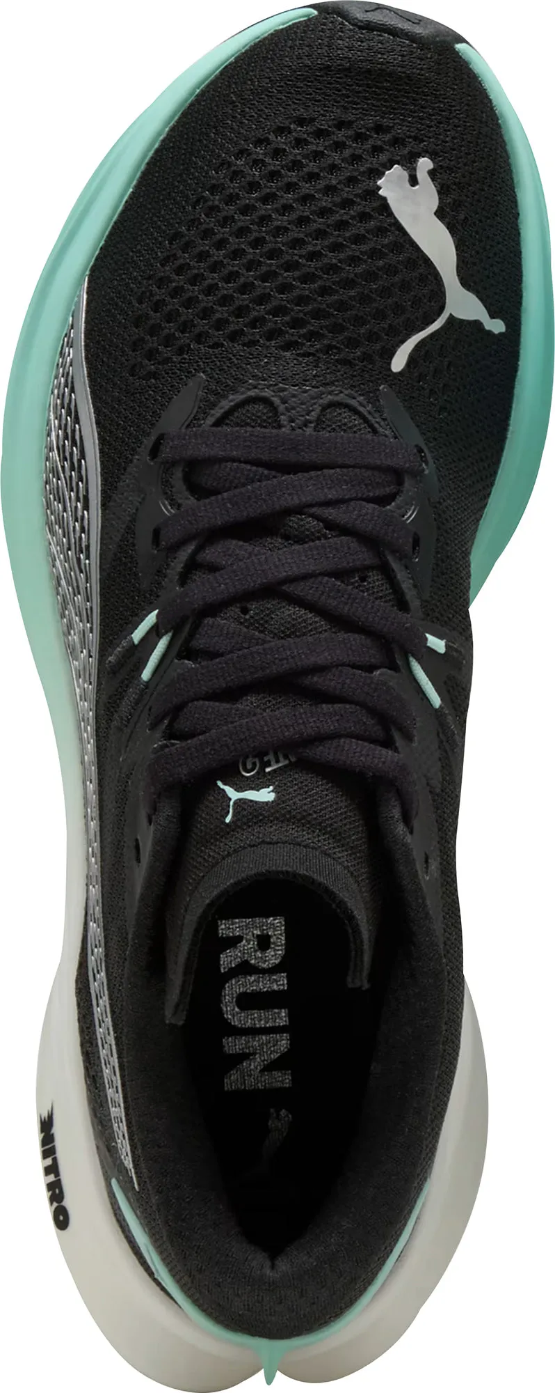 Puma Deviate Nitro 3 Womens Running Shoes - Black Aerobic Reaction Design