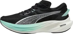 Puma Deviate Nitro 3 Womens Running Shoes - Black Tear Resistant Upper Material Reinforced Tensile Web