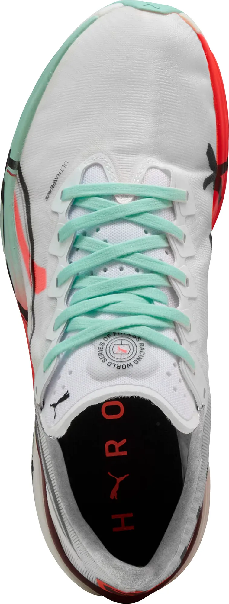 Puma Deviate Nitro Elite 3 HYROX Womens Running Shoes - White Ergonomic Sockliner high - top running shoes