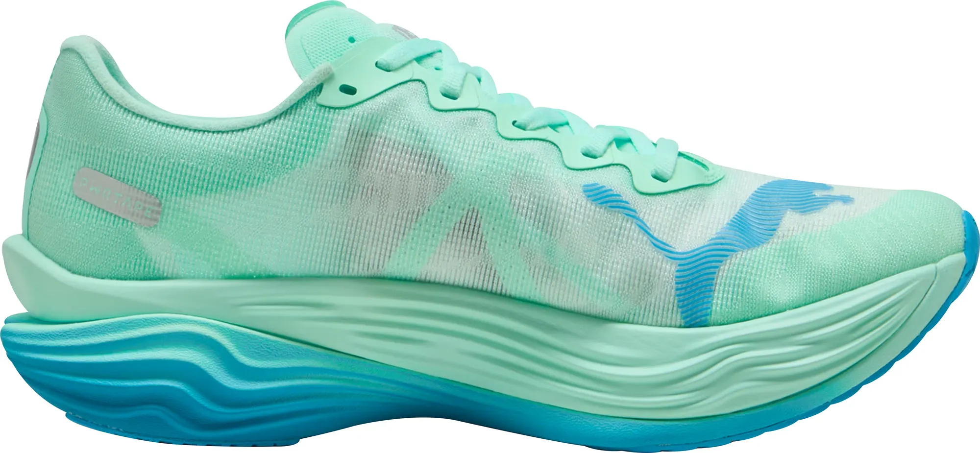 Puma Deviate Nitro Elite 3 Womens Running Shoes - Green Anti Friction Layer Responsive Sole Technology