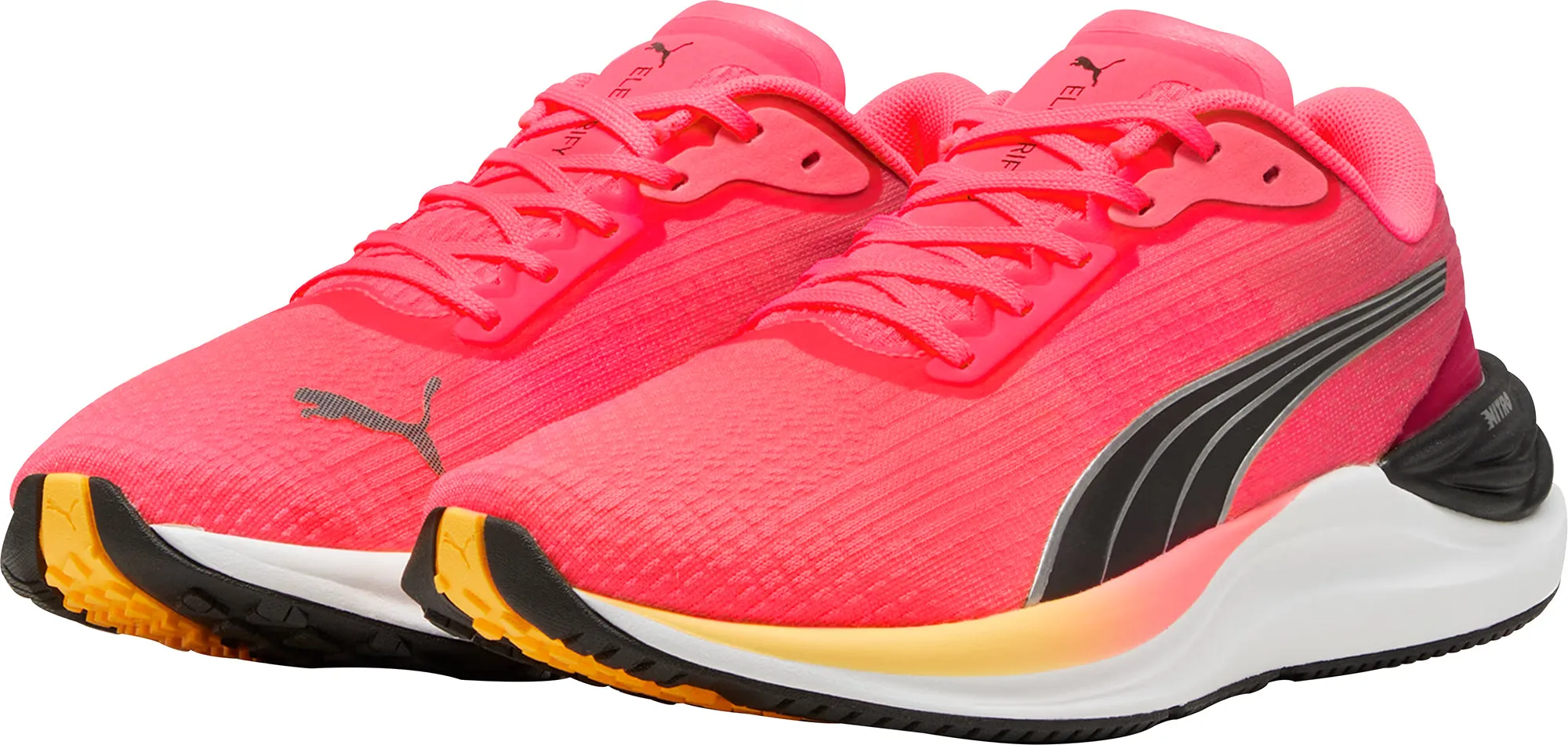Puma Electrify Nitro 3 Womens Running Shoes - Pink closed - toe shoes