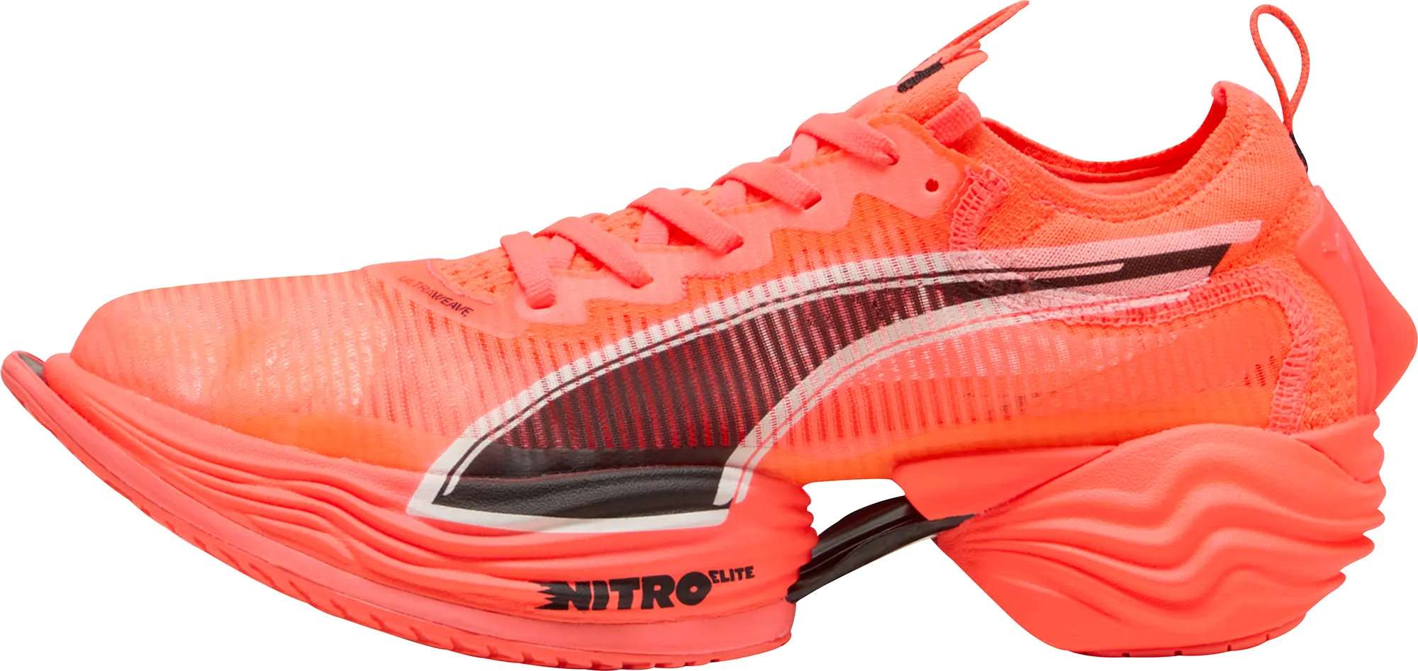 satin - finish - design shoes Puma Fast-R Nitro Elite 2 Womens Running Shoes - Red