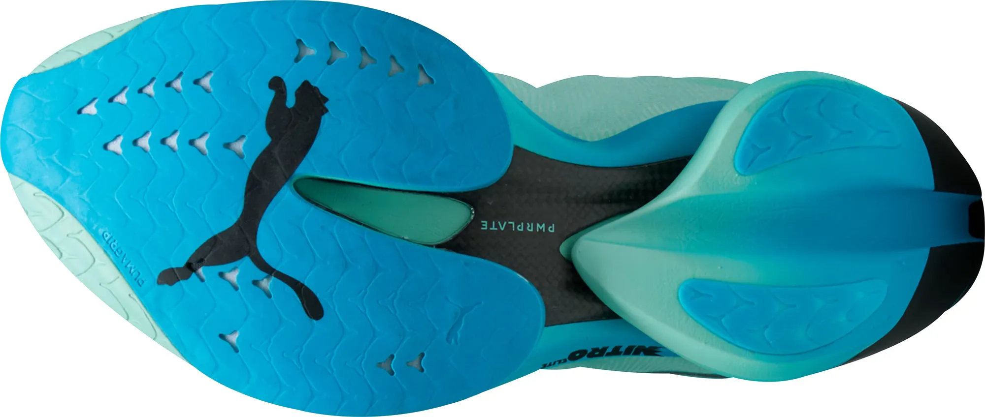 Puma Fast-R Nitro Elite 3 Womens Running Shoes - Green jogging footwear Foot Flexibility