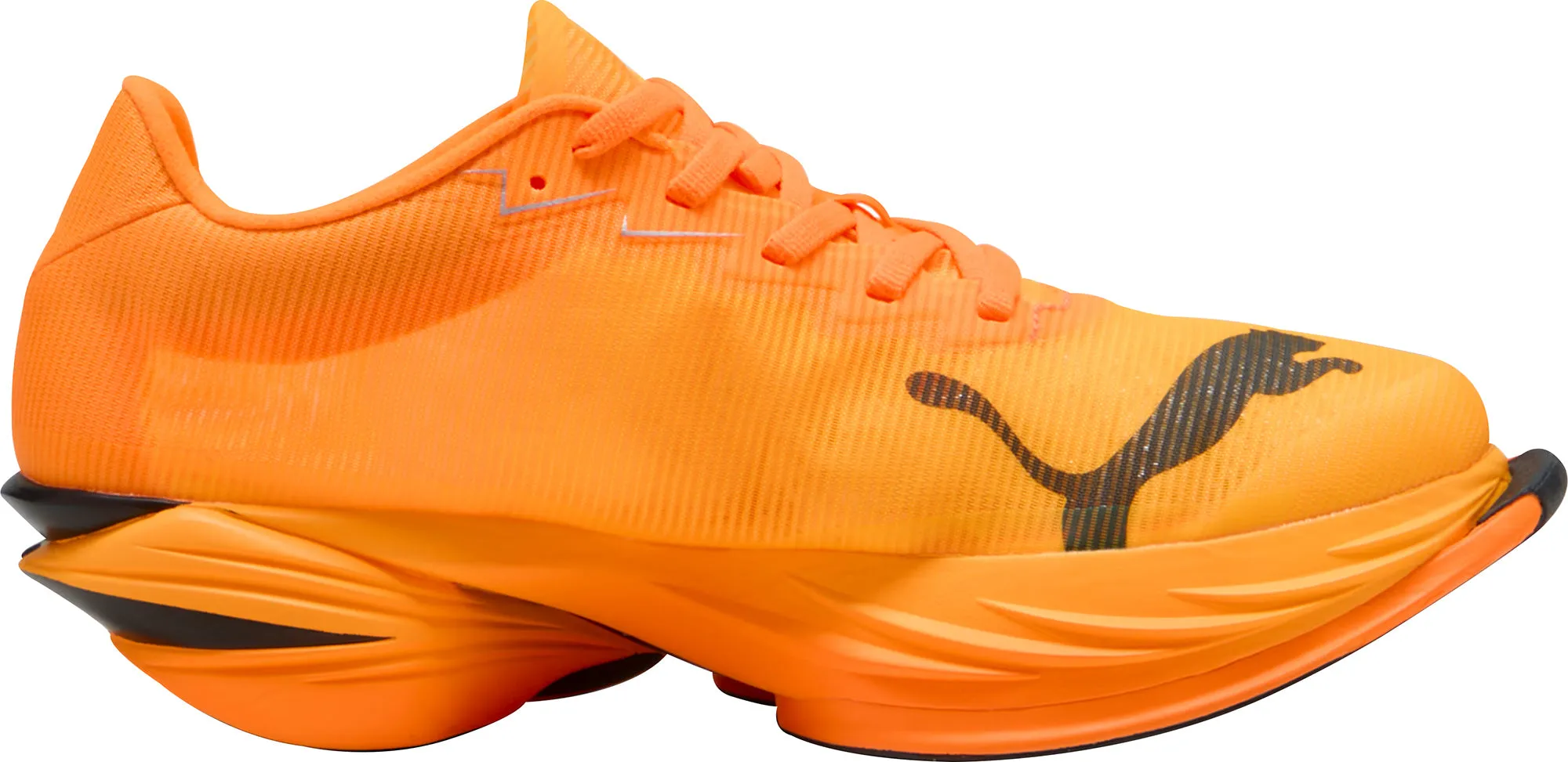 Impact Dispersing Technology Ergonomic Toe Box Puma Fast-R Nitro Elite 3 Womens Running Shoes - Orange