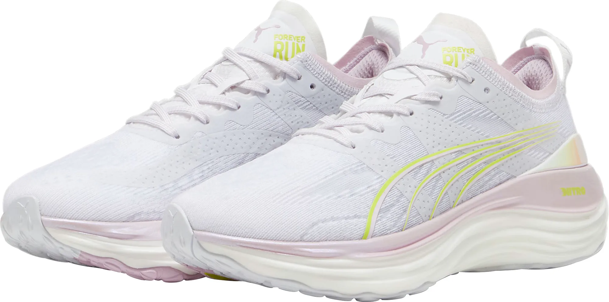 Puma ForeverRun Nitro Womens Running Shoes - White Certified quality