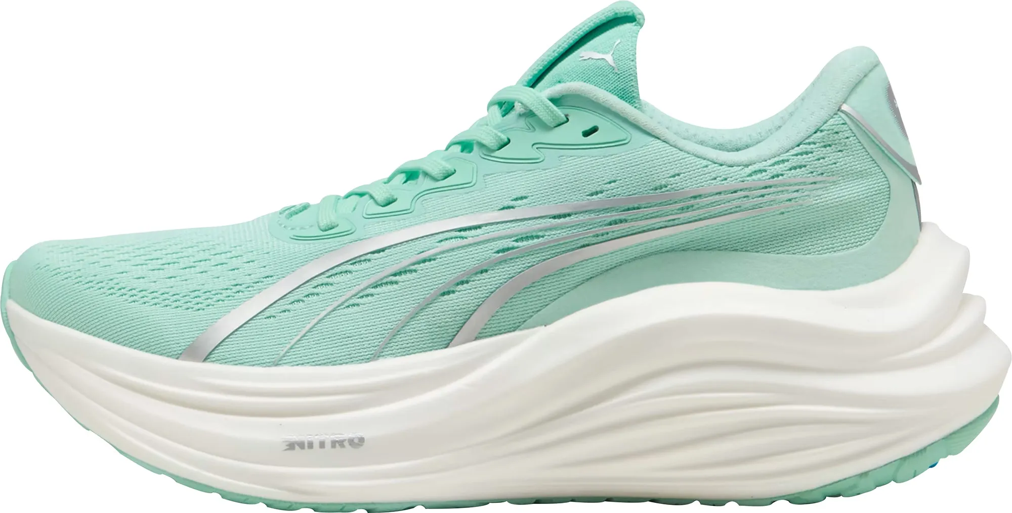 Puma MagMax Nitro Womens Running Shoes - Green training running shoe situation