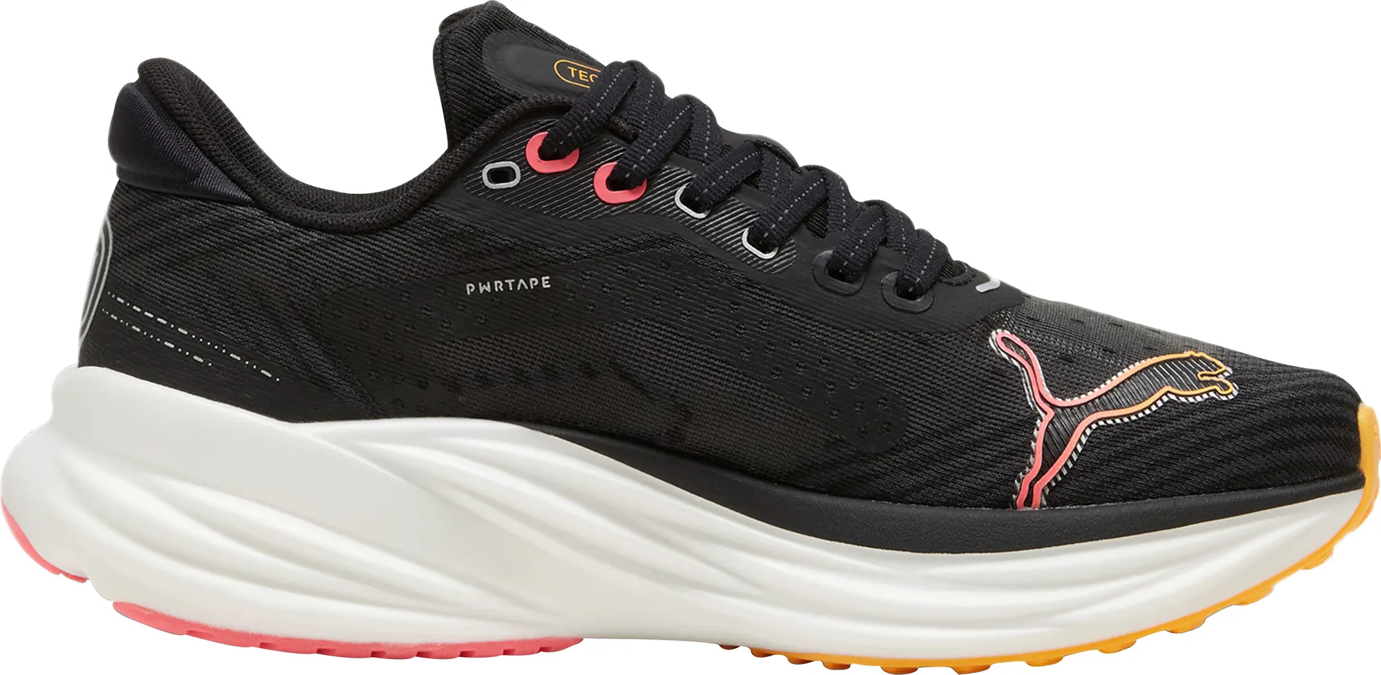 Puma Magnify Nitro 2 Womens Running Shoes - Black Low Top Style Asphalt running