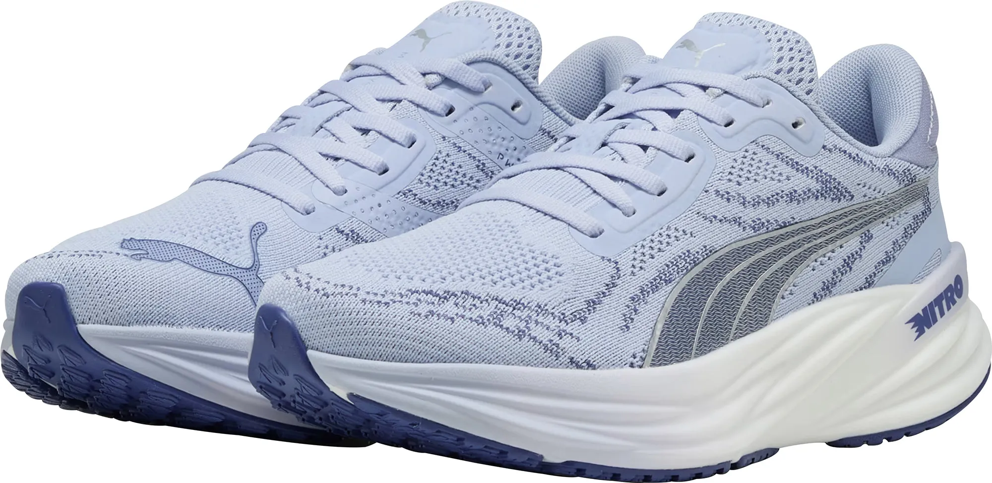 Arch Cushion Puma Magnify Nitro 2 Womens Running Shoes - Blue