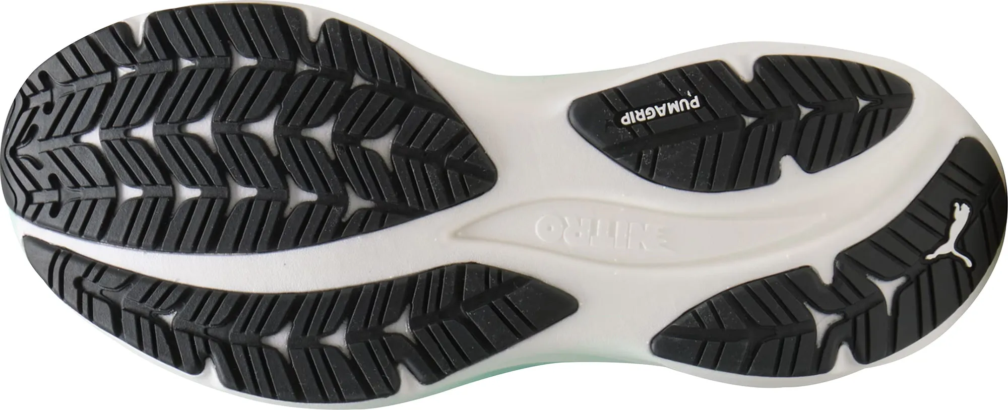 Anti Odour Treatment Dynamic Stability Frame Puma Magnify Nitro 3 Womens Running Shoes - Black