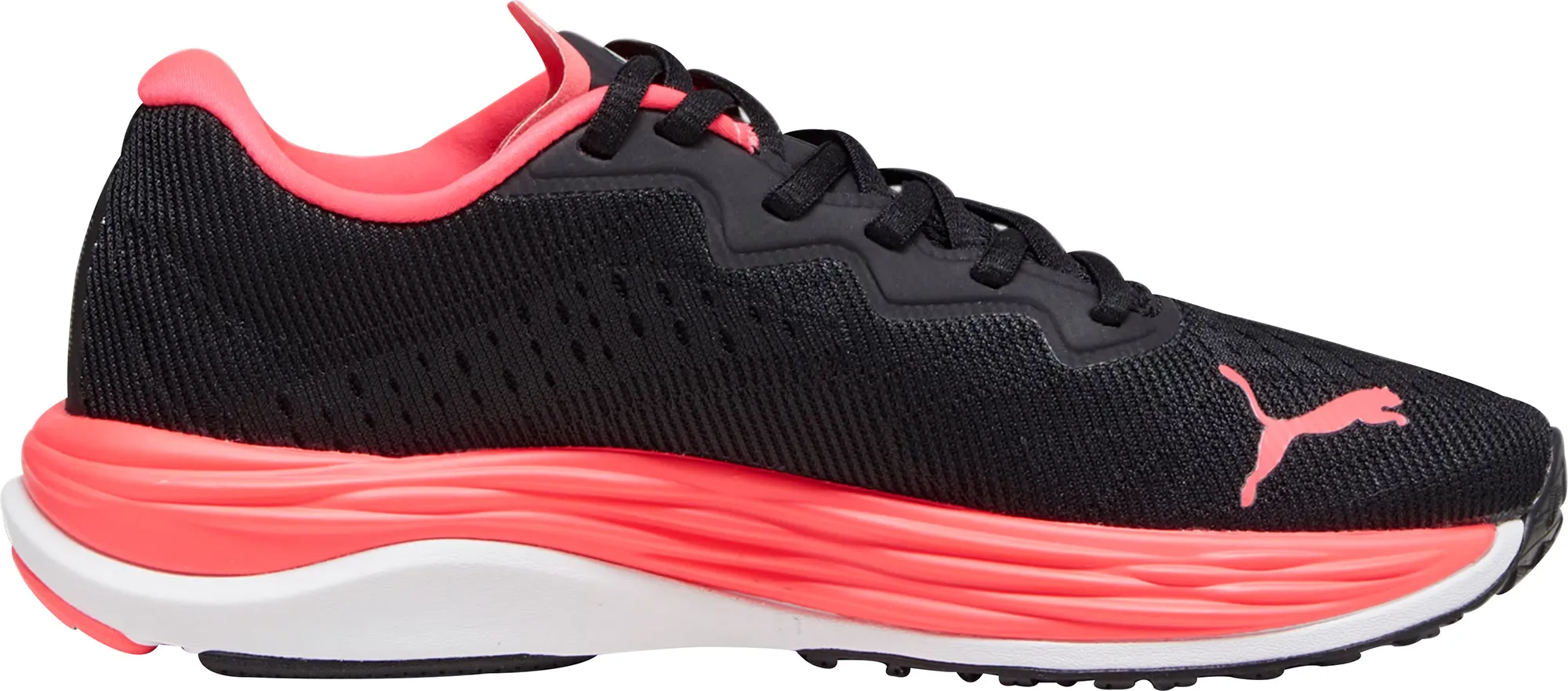 Puma Velocity Nitro 2 Womens Running Shoes - Black toe - bumper scientifically - designed