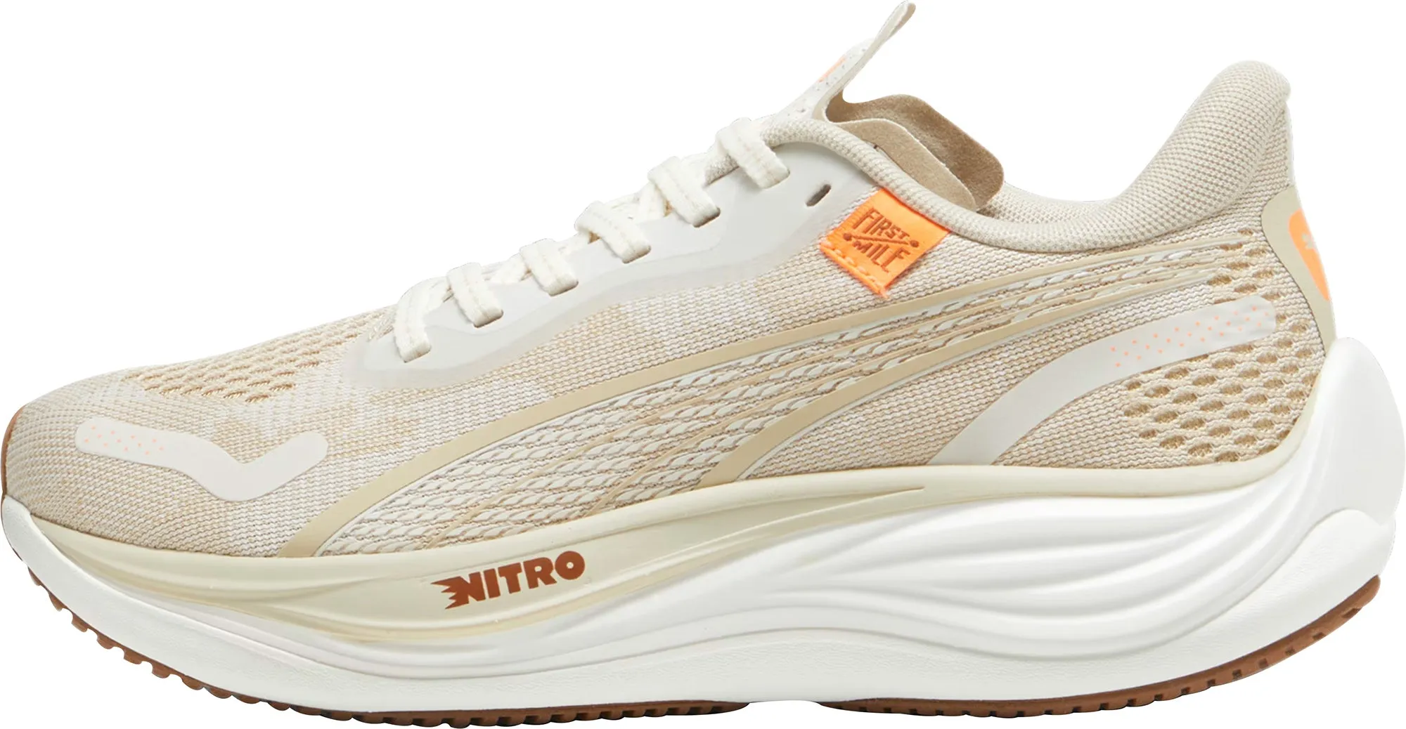 Bluetooth - Enabled Puma Velocity Nitro 3 Womens Running Shoes - Cream