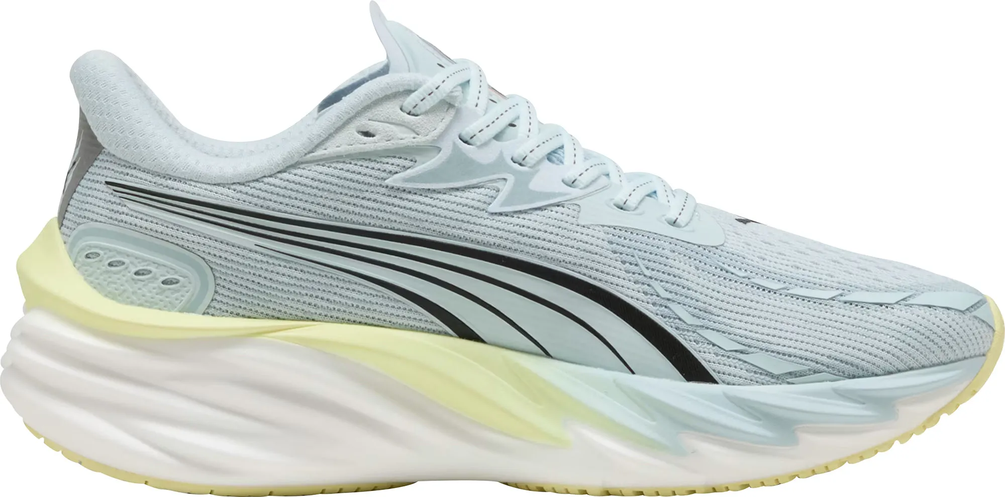 artistic - event running gear arch - hugging shoes Puma Velocity Nitro 4 Womens Running Shoes - Blue