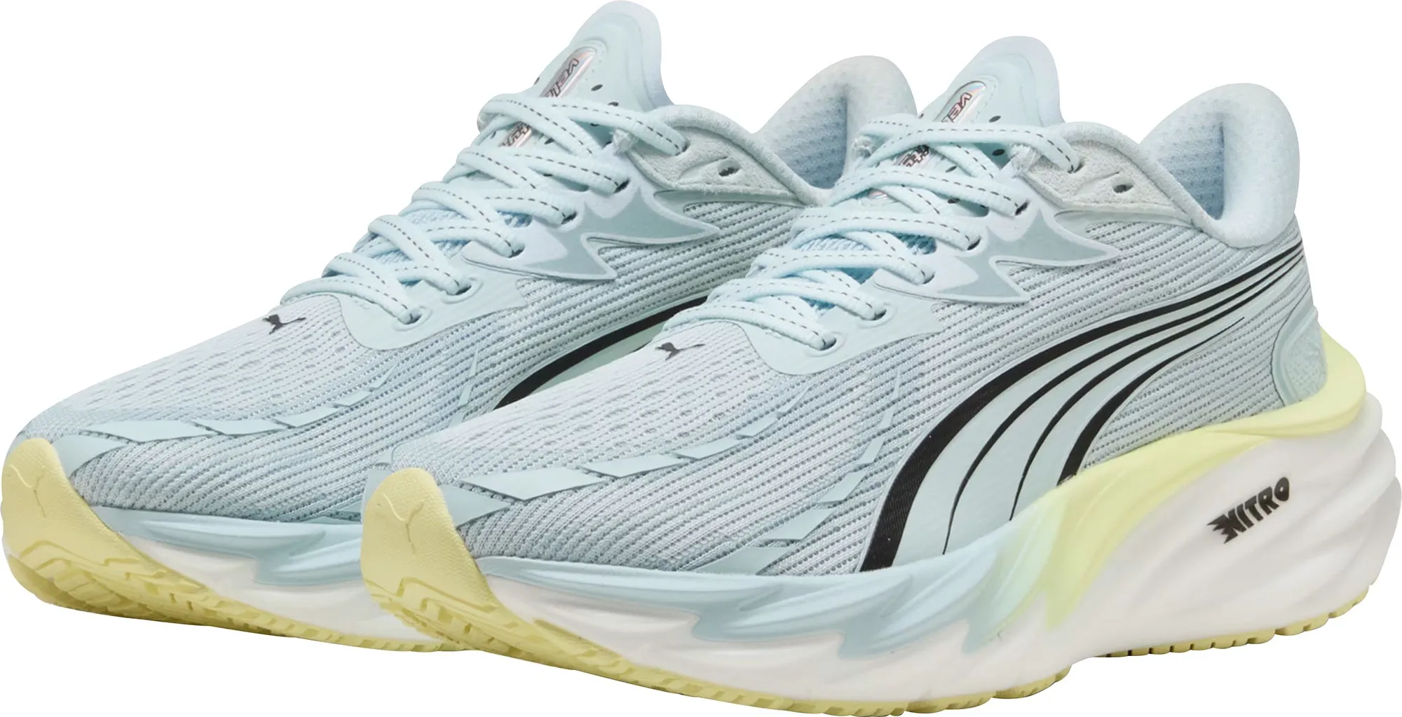 Puma Velocity Nitro 4 Womens Running Shoes - Blue chunky shoes