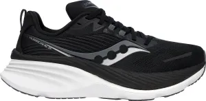 zipper shoes Saucony Hurricane 24 WIDE FIT Womens Running Shoes - Black