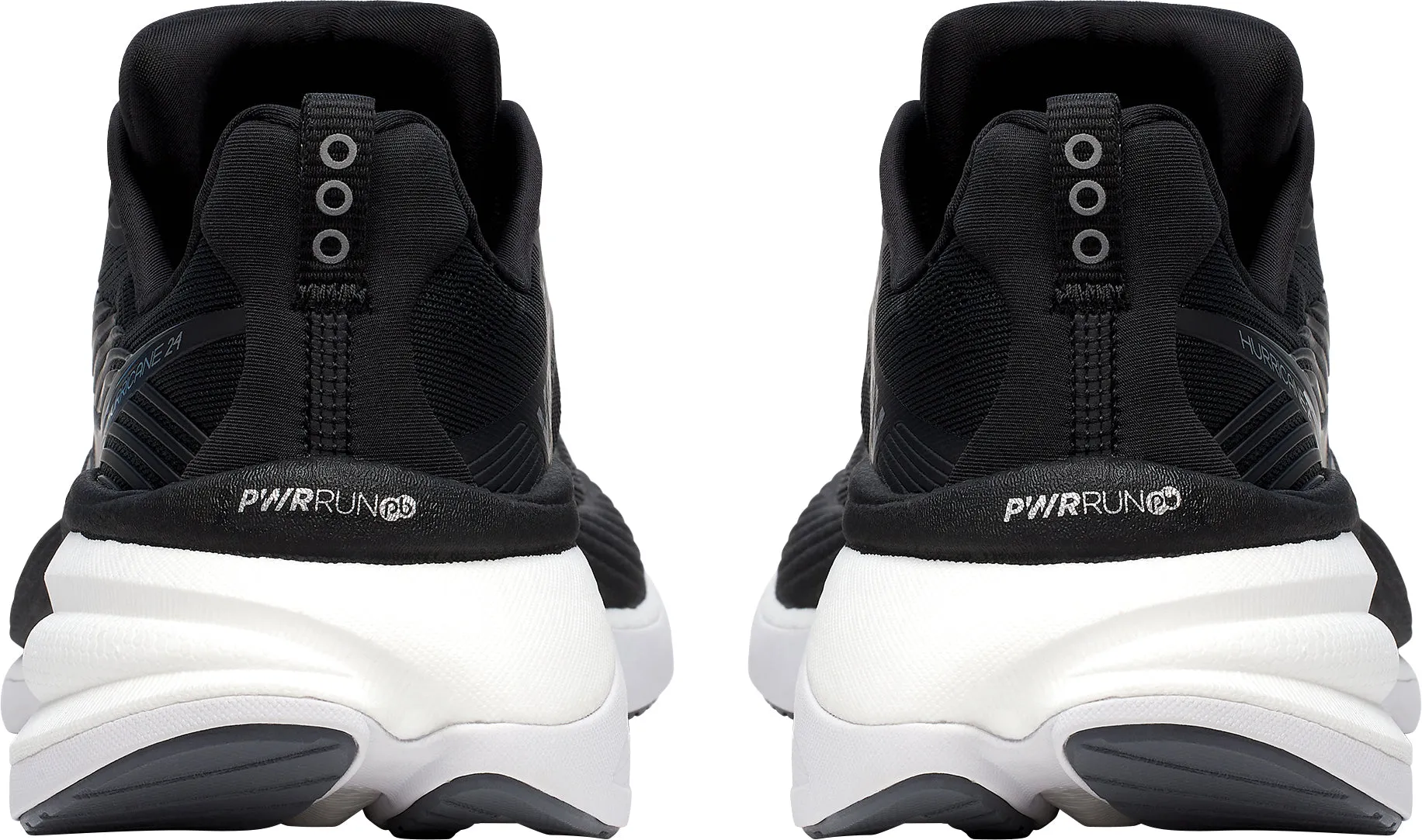 Saucony Hurricane 24 WIDE FIT Womens Running Shoes - Black light shoes