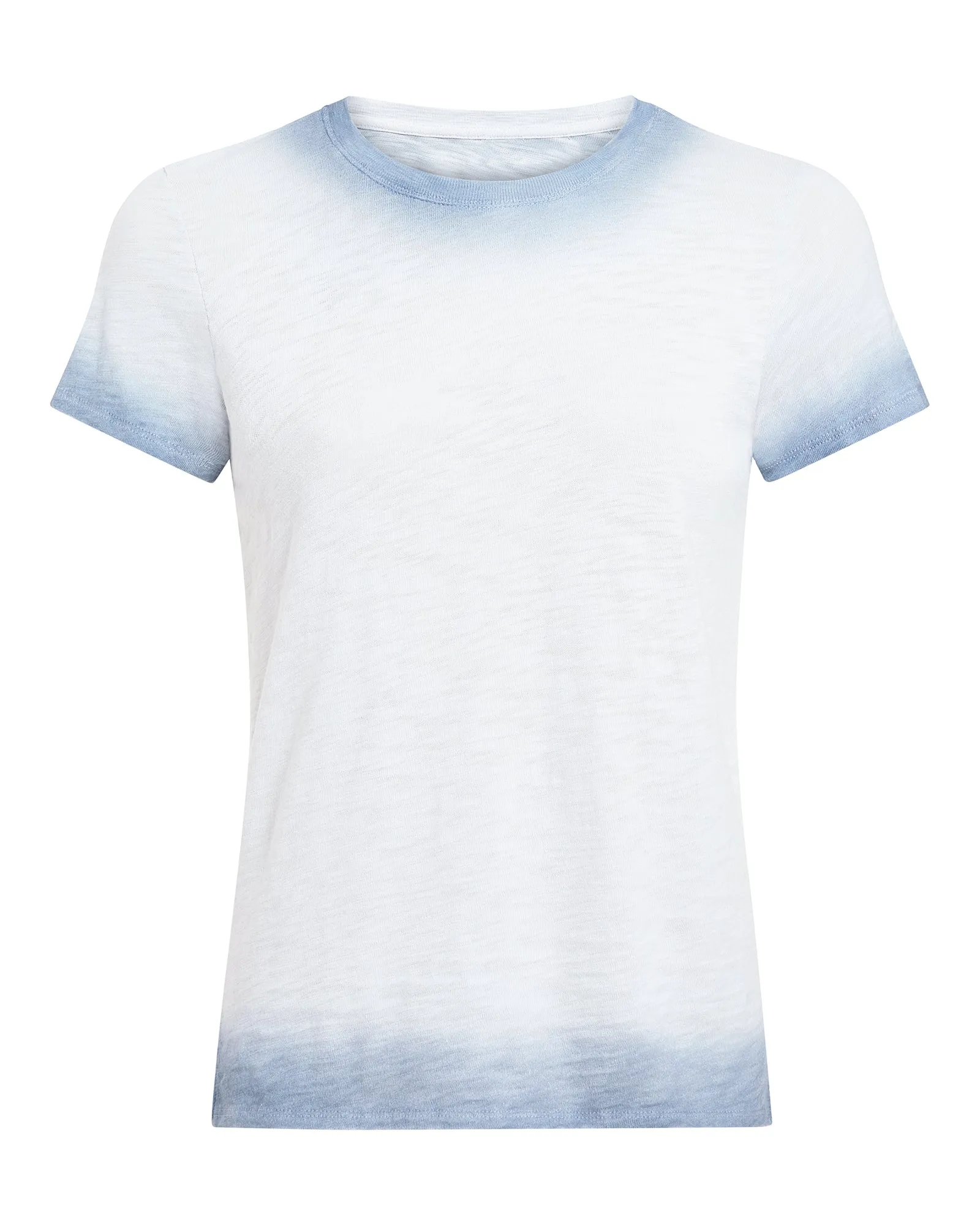 Spray Treatment Slub Jersey Schoolboy Tee - Silver-Wash Navy Fashion Must-Have