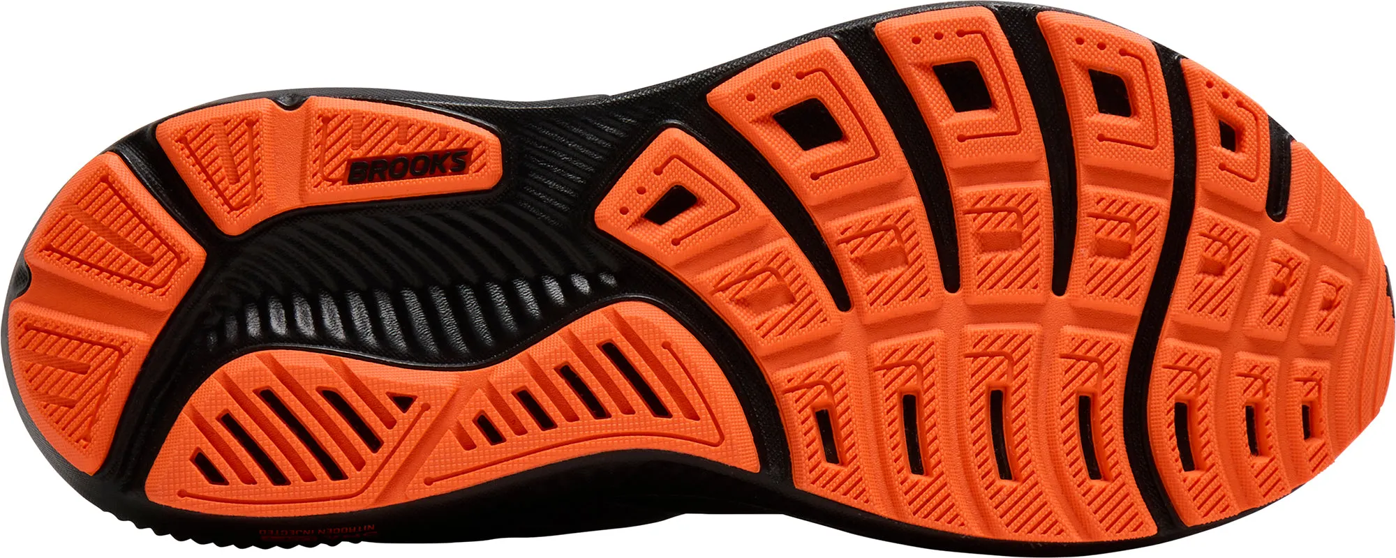 running in the evening shoes Foot Contouring Fit Brooks Ghost 17 Womens Running Shoes - Black