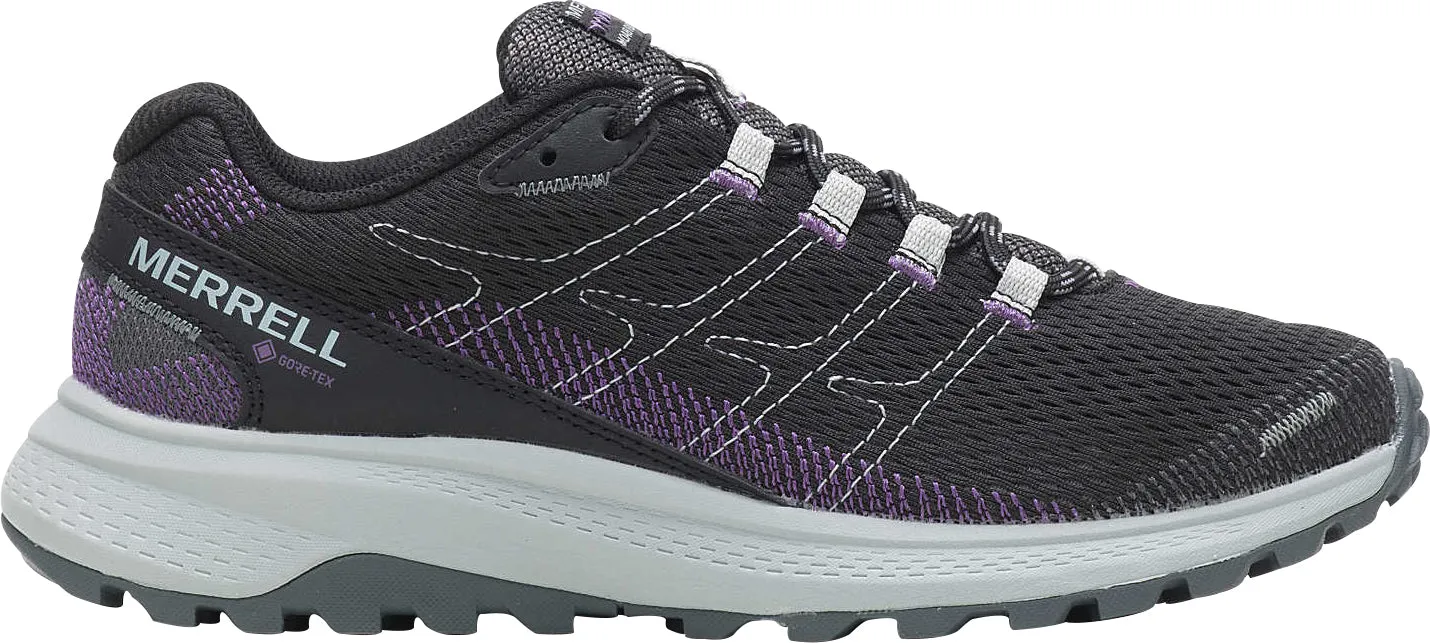 Comfort - First Energy Transfer Shank Merrell Fly Strike GORE-TEX Womens Trail Running Shoes - Black