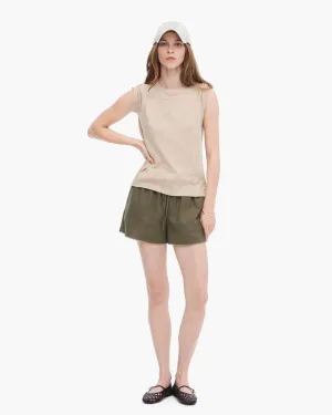 Slim Fit Wear Slub Jersey Schoolboy Short Sleeve Crew Neck Tee - Dune