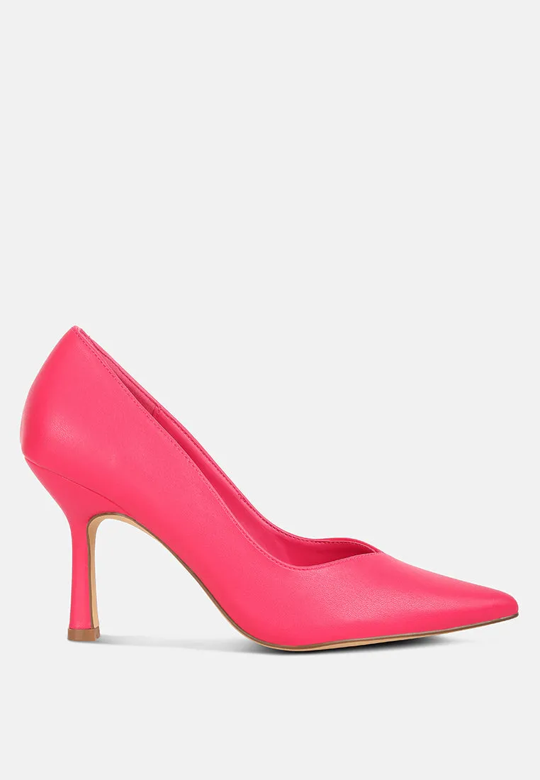 rarity point toe stiletto heeled pumps Luxury Vibe