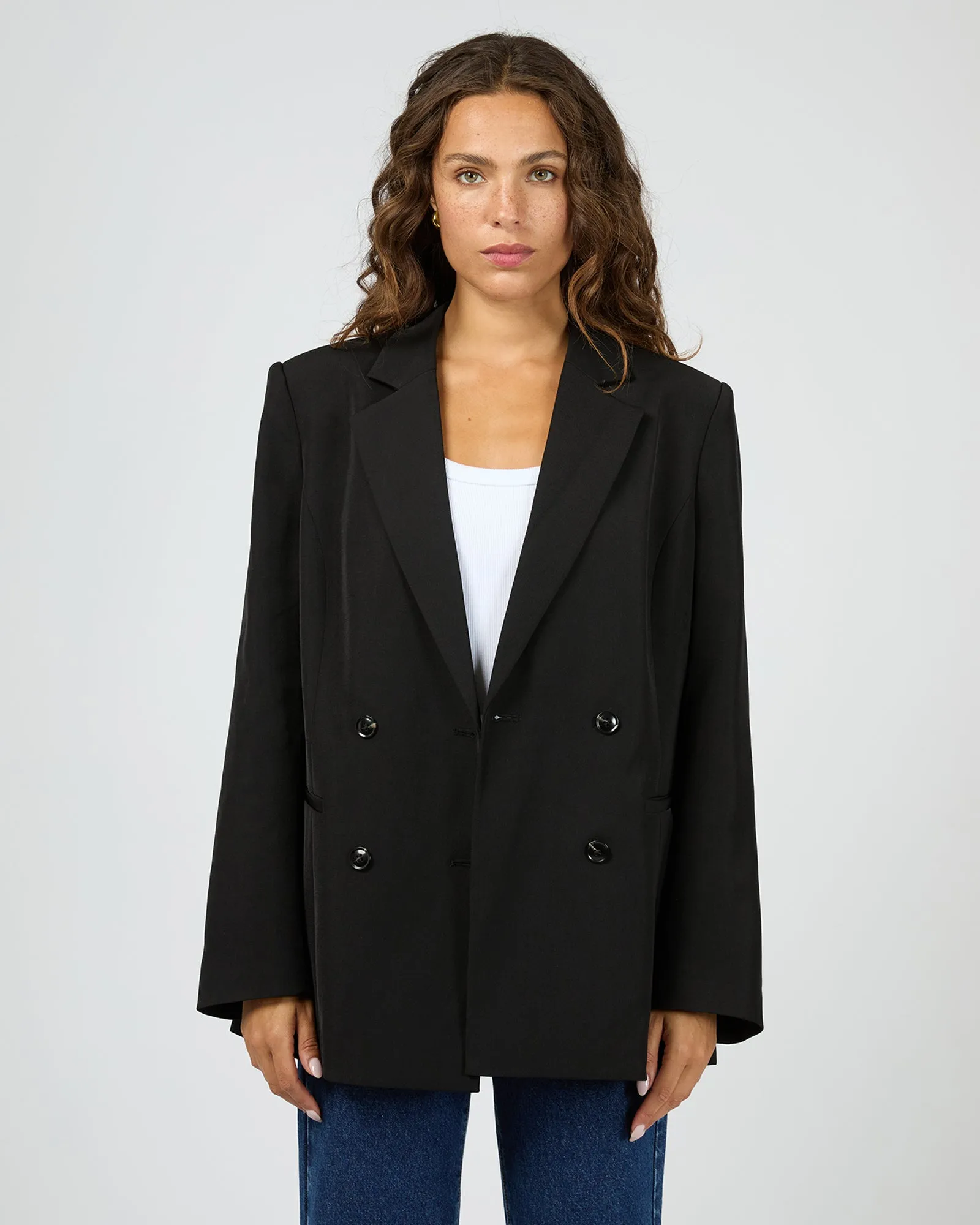 PocketPlacement Fade Resistant Exterior Owen Blazer Black