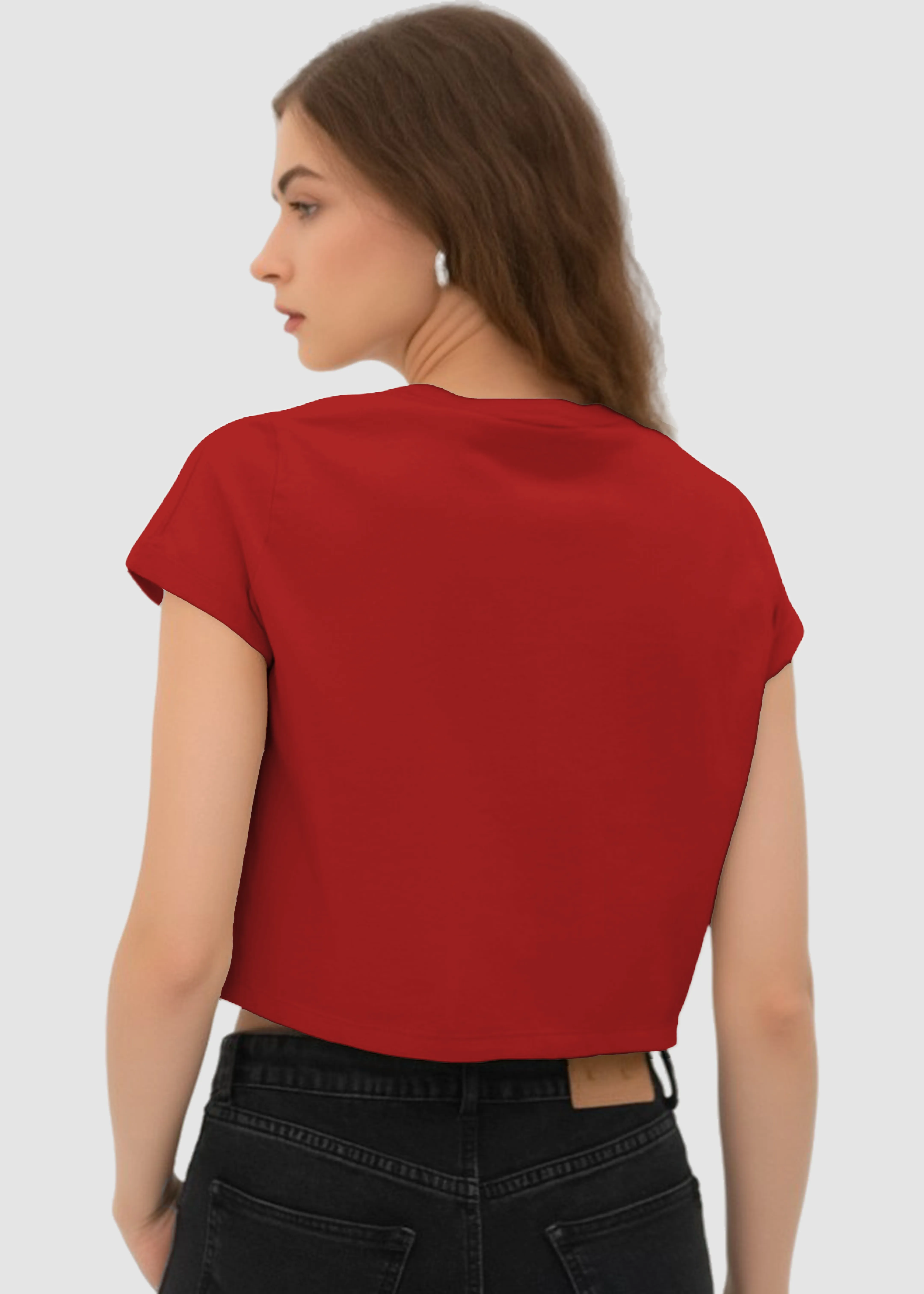 Red Crop Top | FC39 Quick Dry Technology