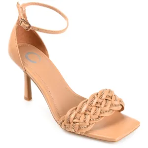 Square Toe perforated Journee Collection Women's Tru Comfort Foam Mabella Pump