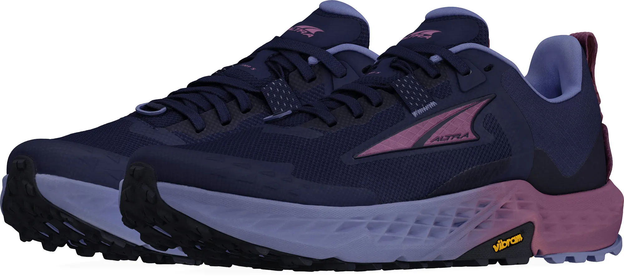 Comfortable Forefoot Altra Timp 5 Womens Trail Running Shoes - Blue