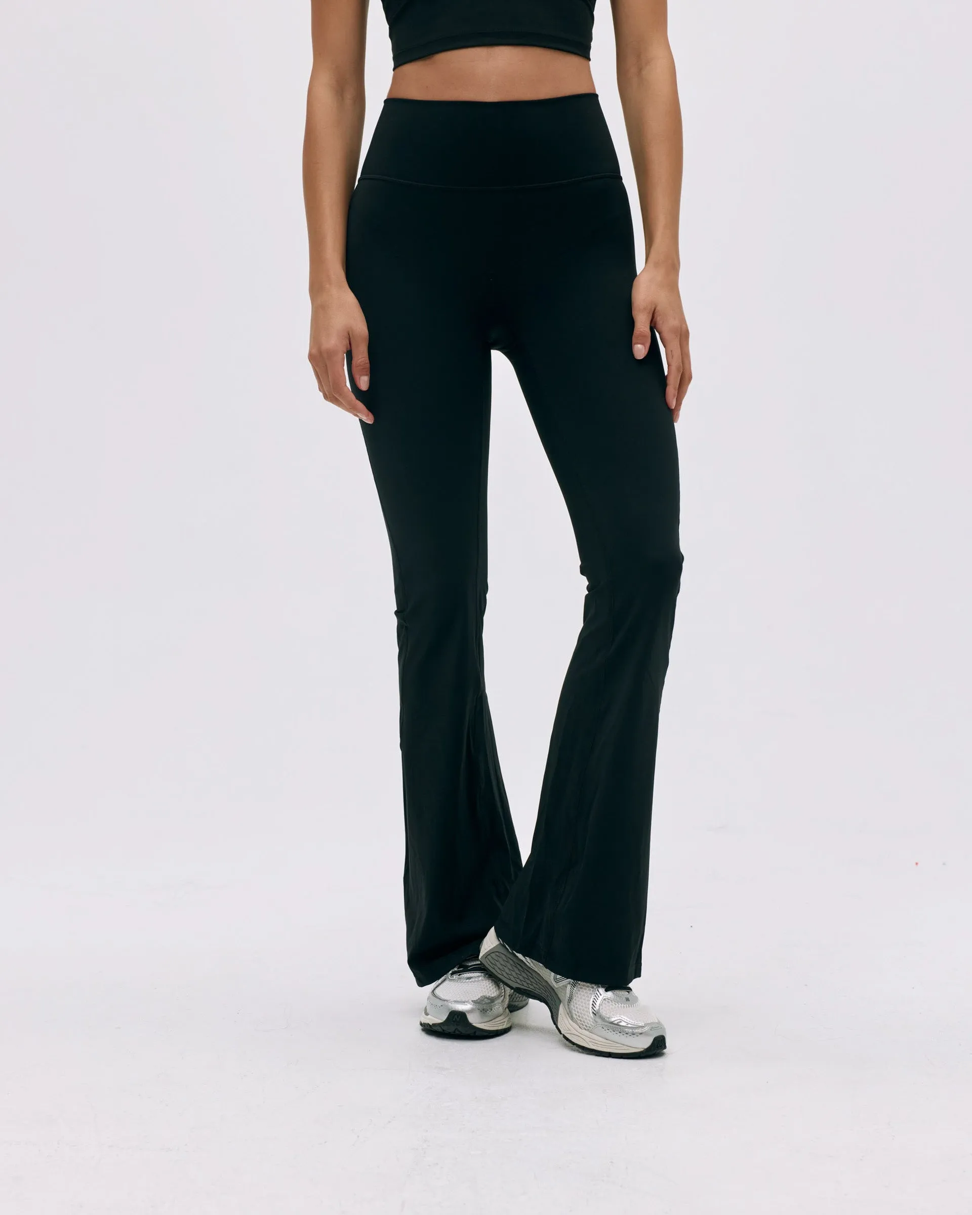 Flared Yoga Pant - Black Stain Resistant