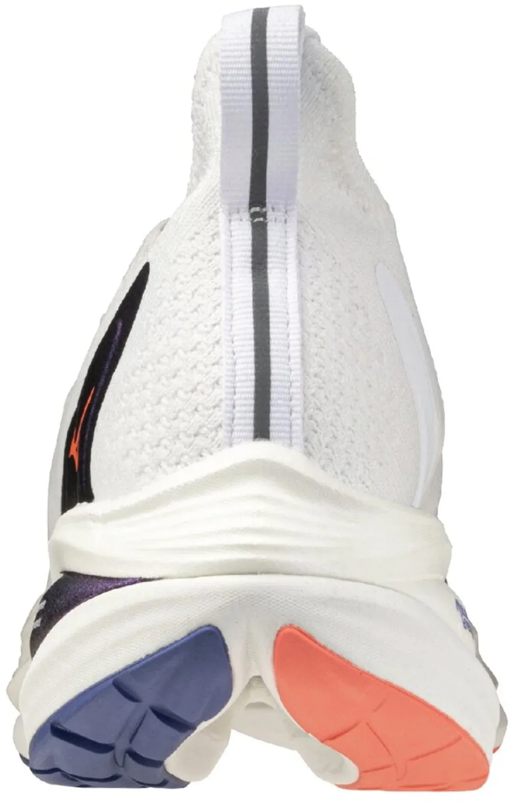 Mizuno Neo Vista 2 Womens Running Shoes - White Anti Slip Traction Pattern Compression Molded Heel Cup