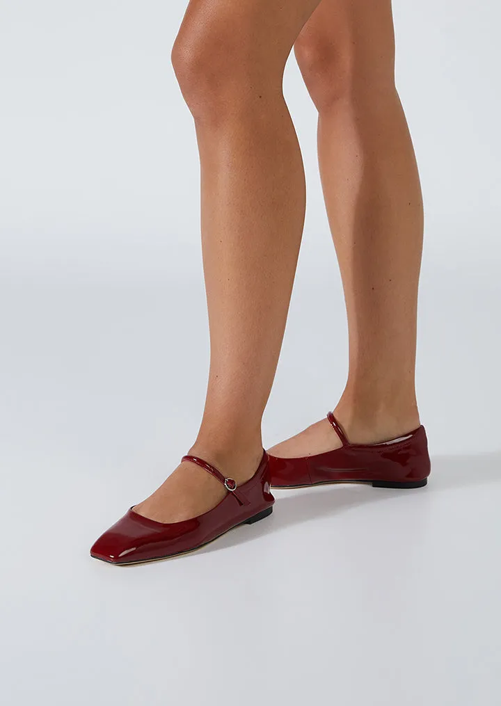 Bambi Bordeaux Patent Sky Walk Ceremony Step