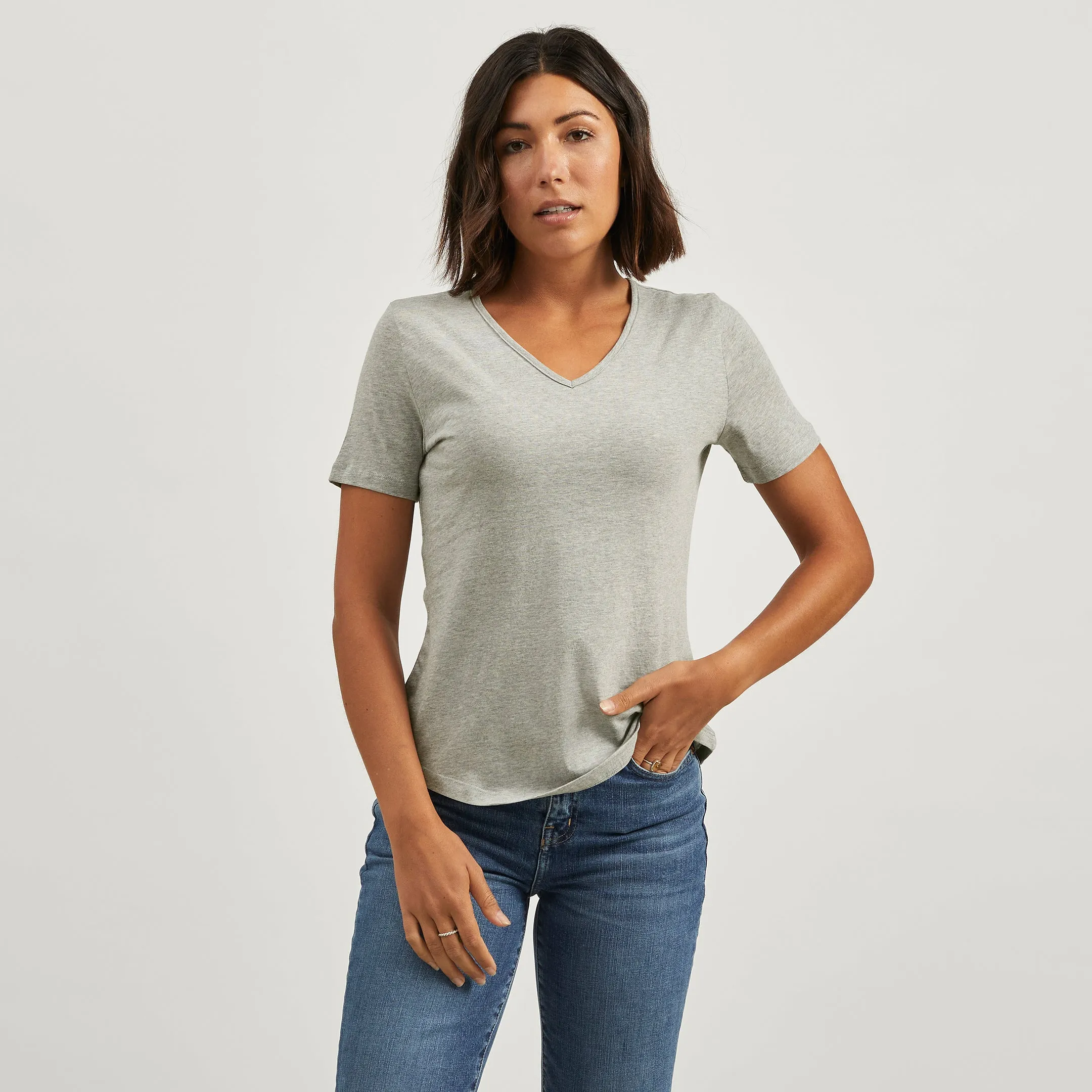 Seasonal top Recycled V-Neck Tee