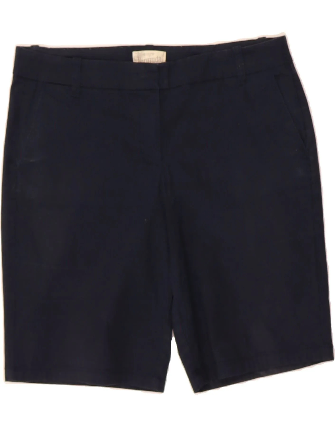 J. CREW Womens Chino Shorts US 8 Medium W32  Navy Blue Cotton Picnic Outfit