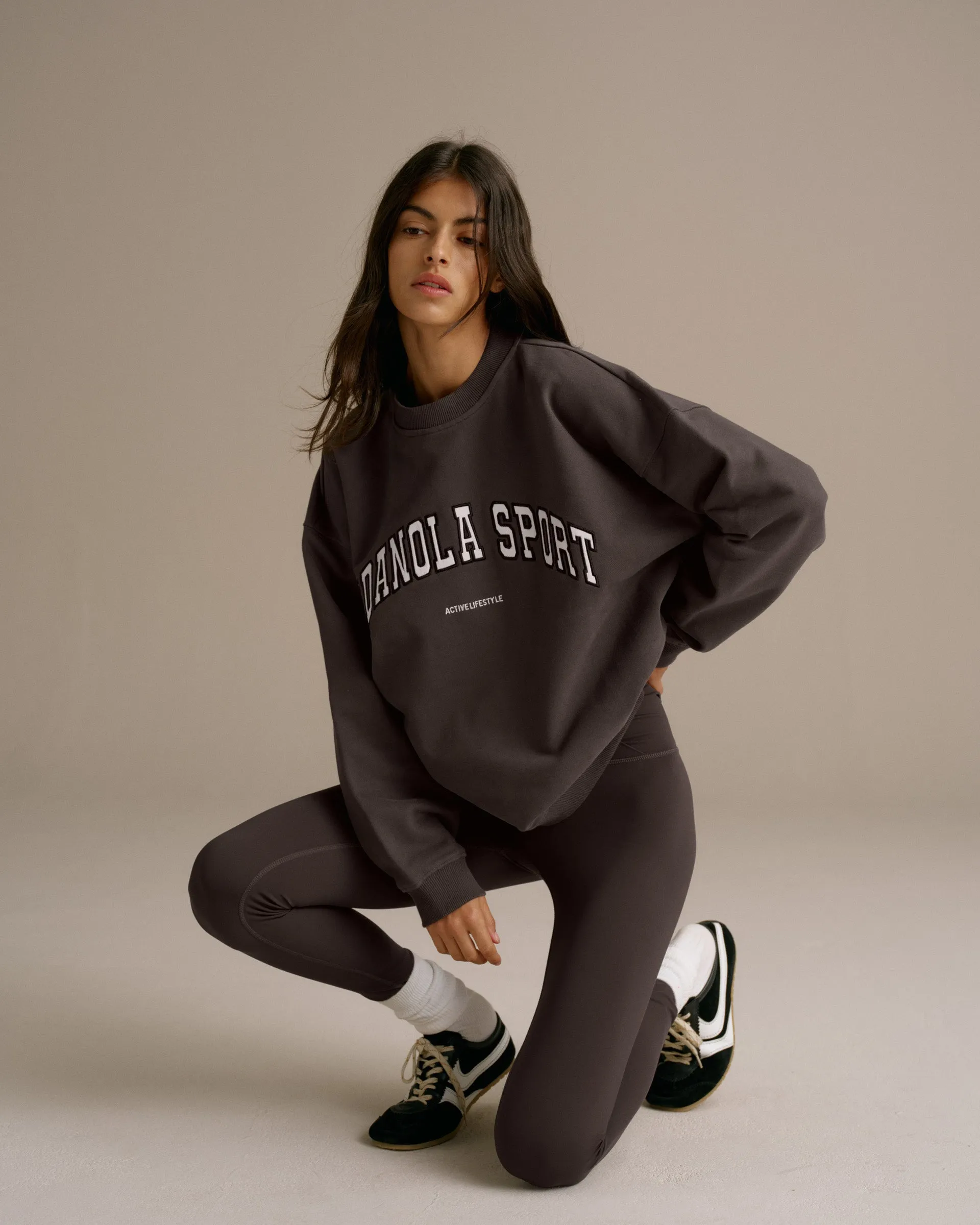AS Oversized Sweatshirt - Coffee Bean Beach Style