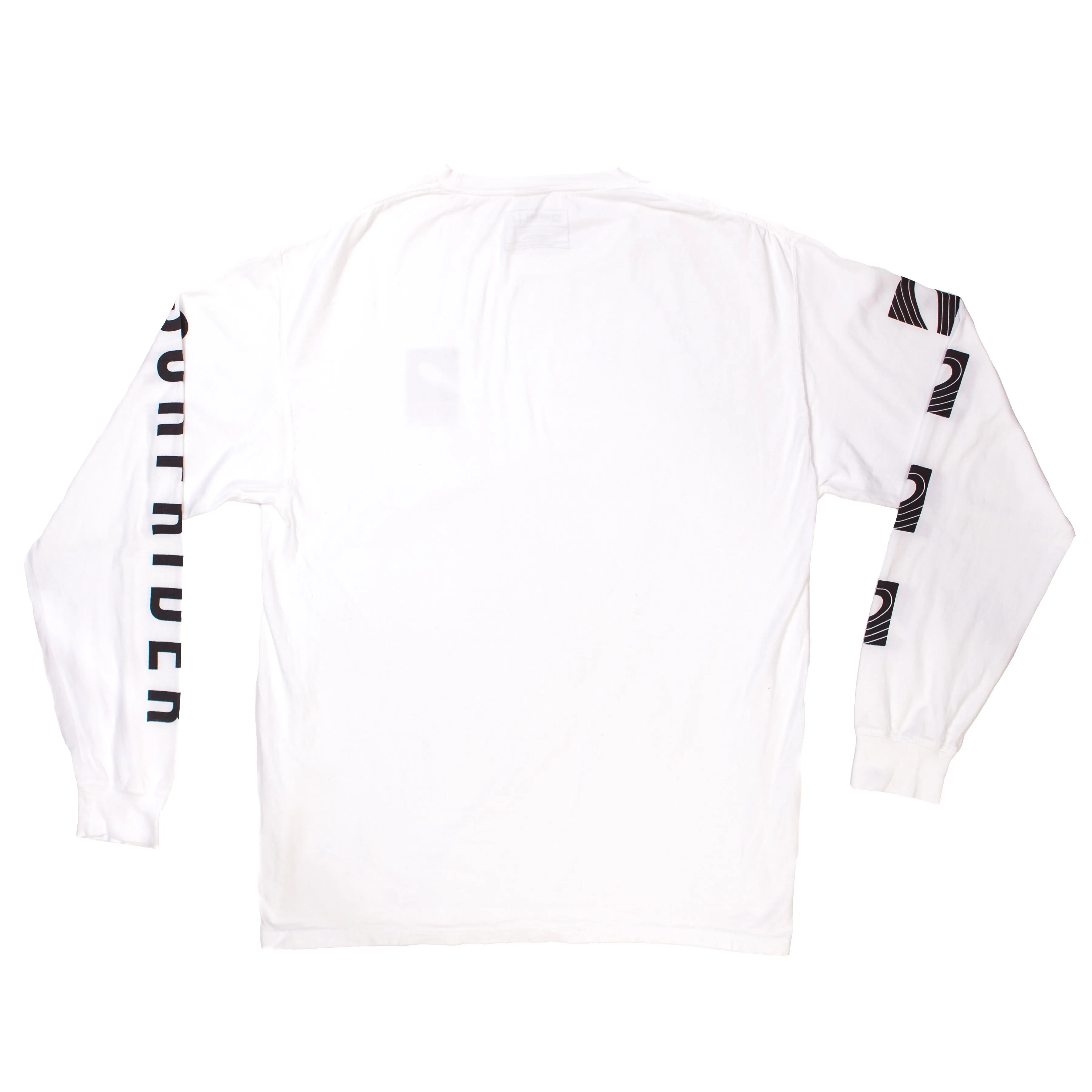 Breathable Layer Fit Logo Long Sleeve Shirt (White)