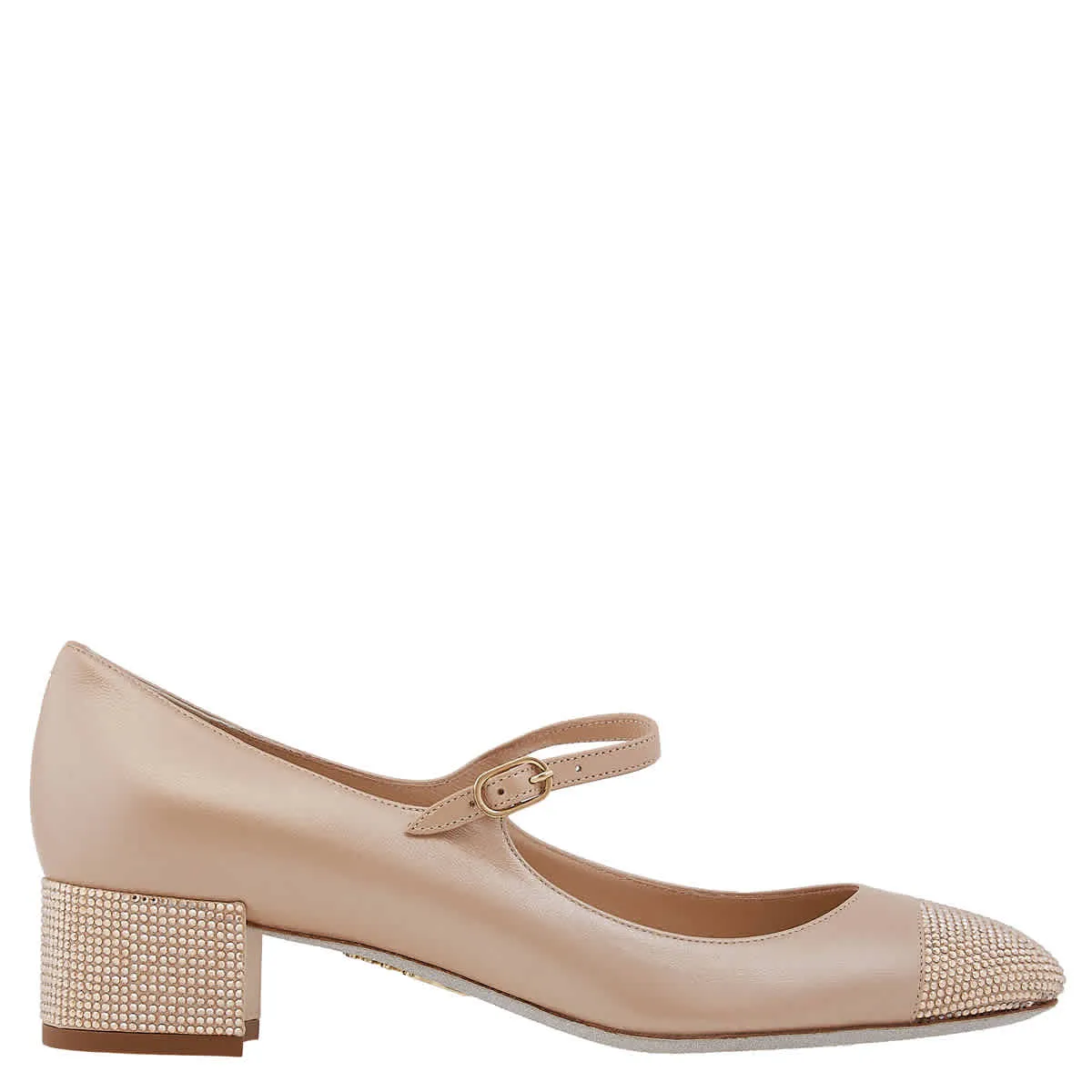 Luxe Leather Heels Rene Caovilla Kristen Crystal Embellished Pumps