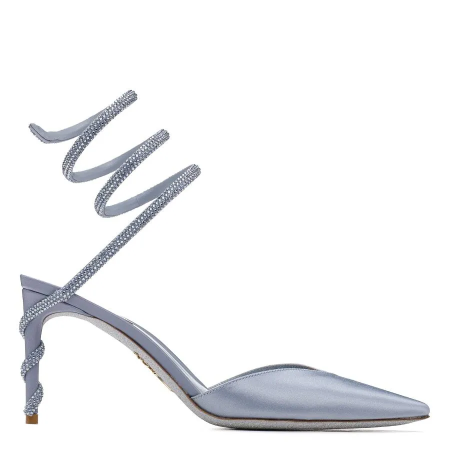 Rene Caovilla Margot 80 Satin Pumps Mood Ready