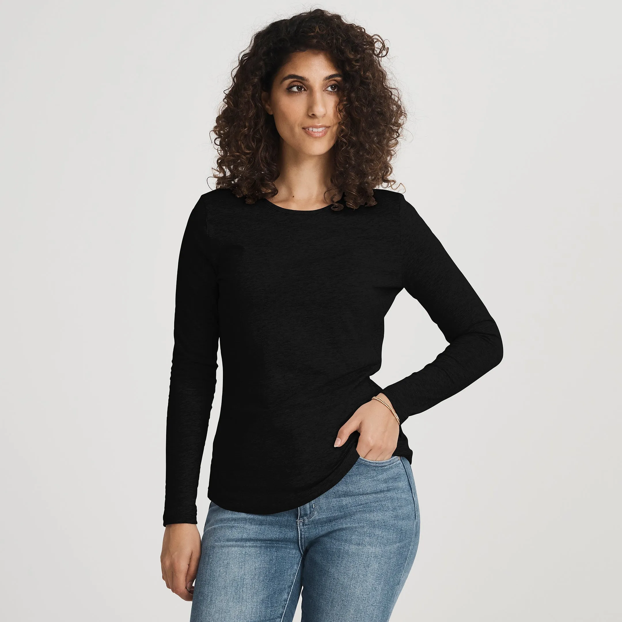 Casual Essentials Wear Casual Statement Hemp LS Crew Tee