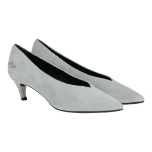 Roger Vivier Womens Dusty Blue Pump Evening Vibe Gentle Finish