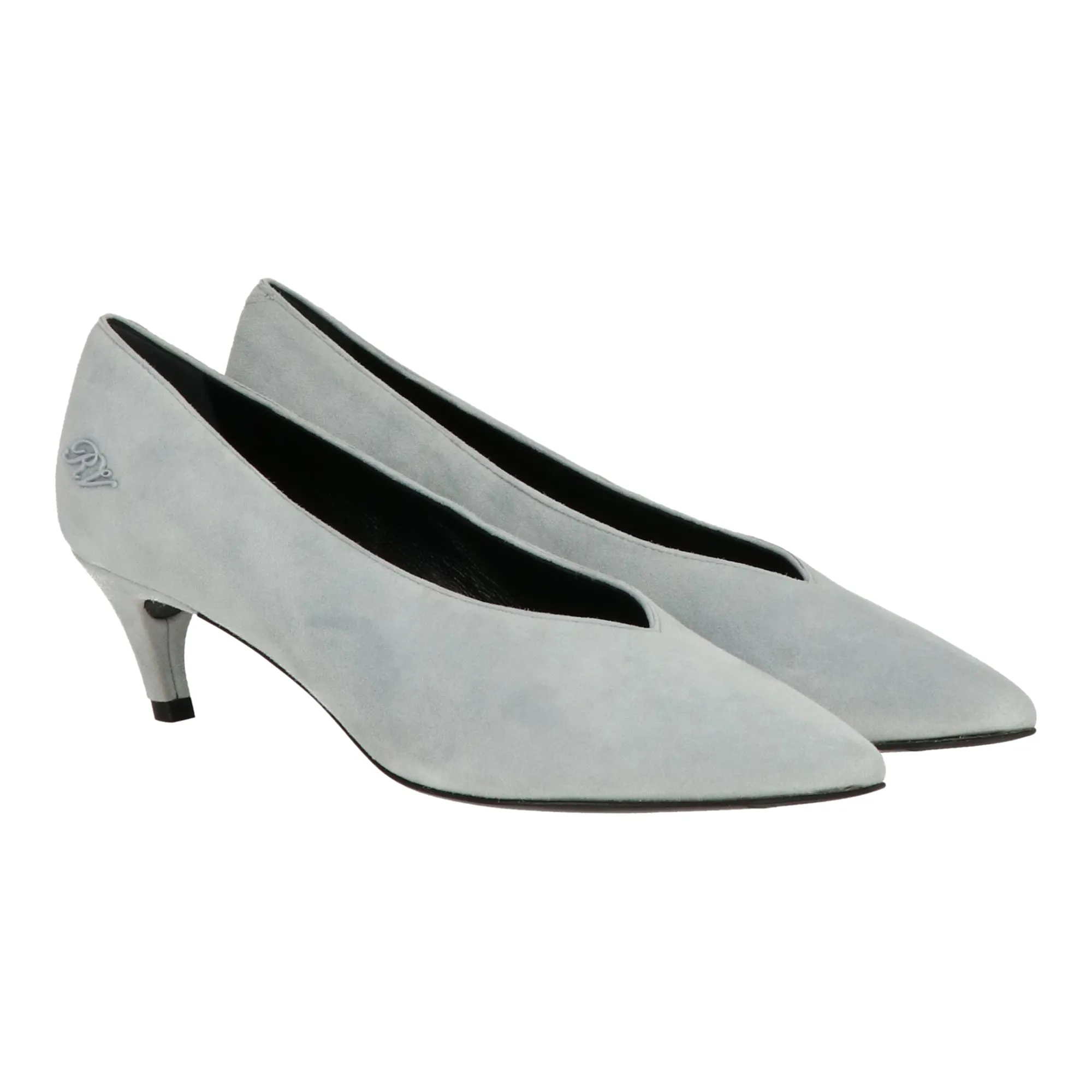 Roger Vivier Womens Dusty Blue Pump portable