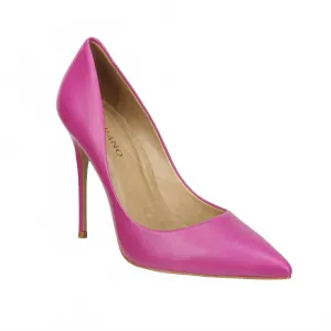 Easy to Wear Women's Loretta - Leather Pump Heels In Magenta