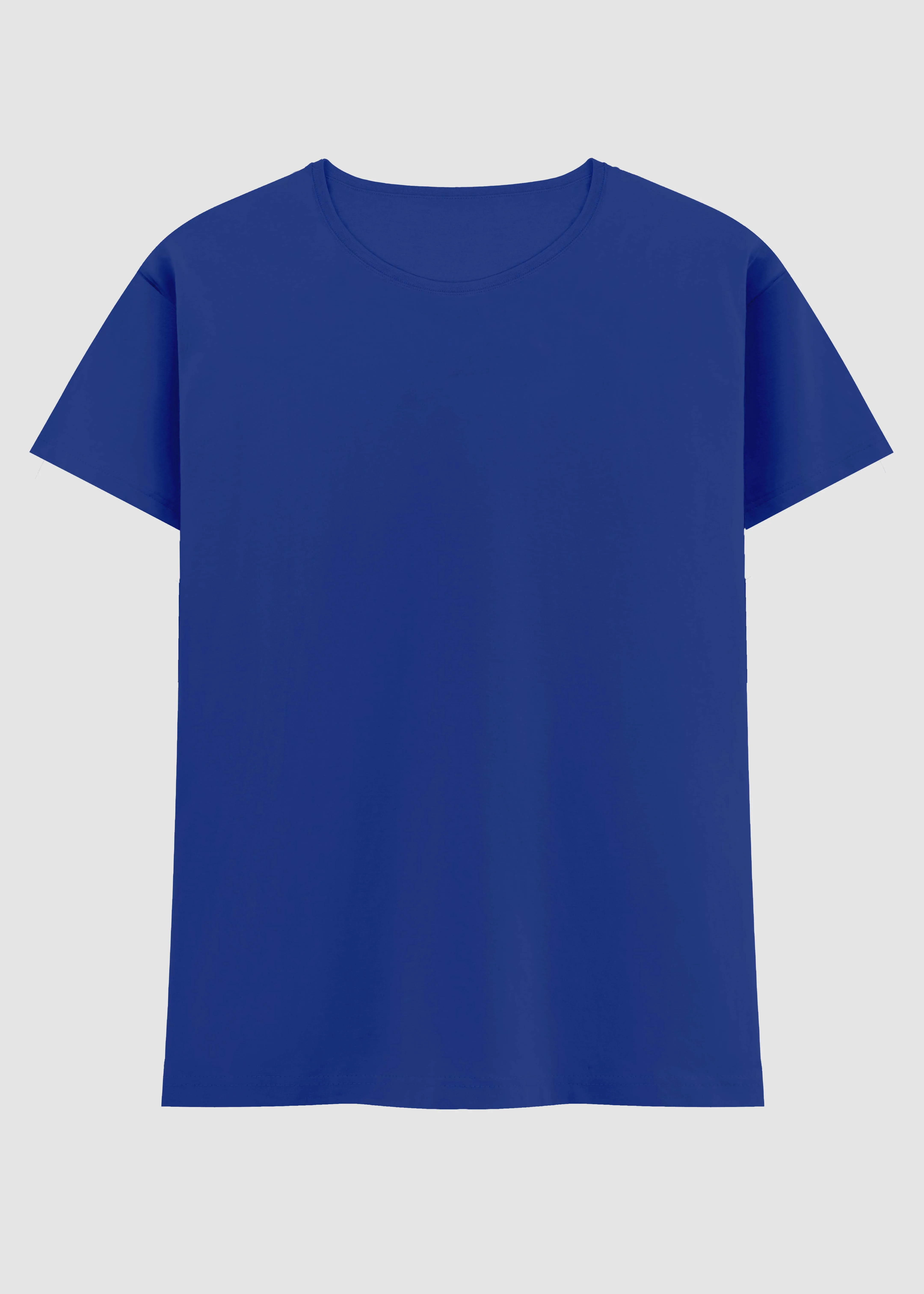 Minimalist Design Royal Blue Women's Classic T-Shirt | FC21