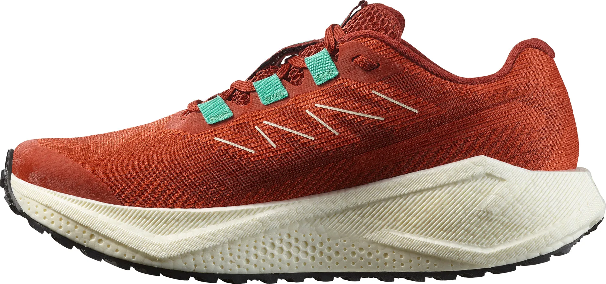 textured - lining shoes Salomon Aero Blaze 3 GRVL Womens Trail Running Shoes - Orange