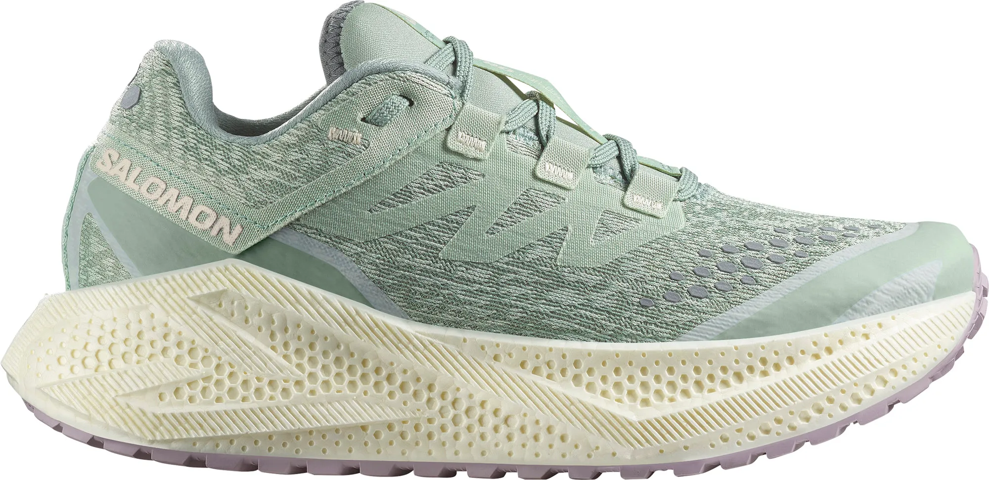 Salomon Aero Glide 3 GRVL Womens Trail Running Shoes - Green Breathable Airflow Tech