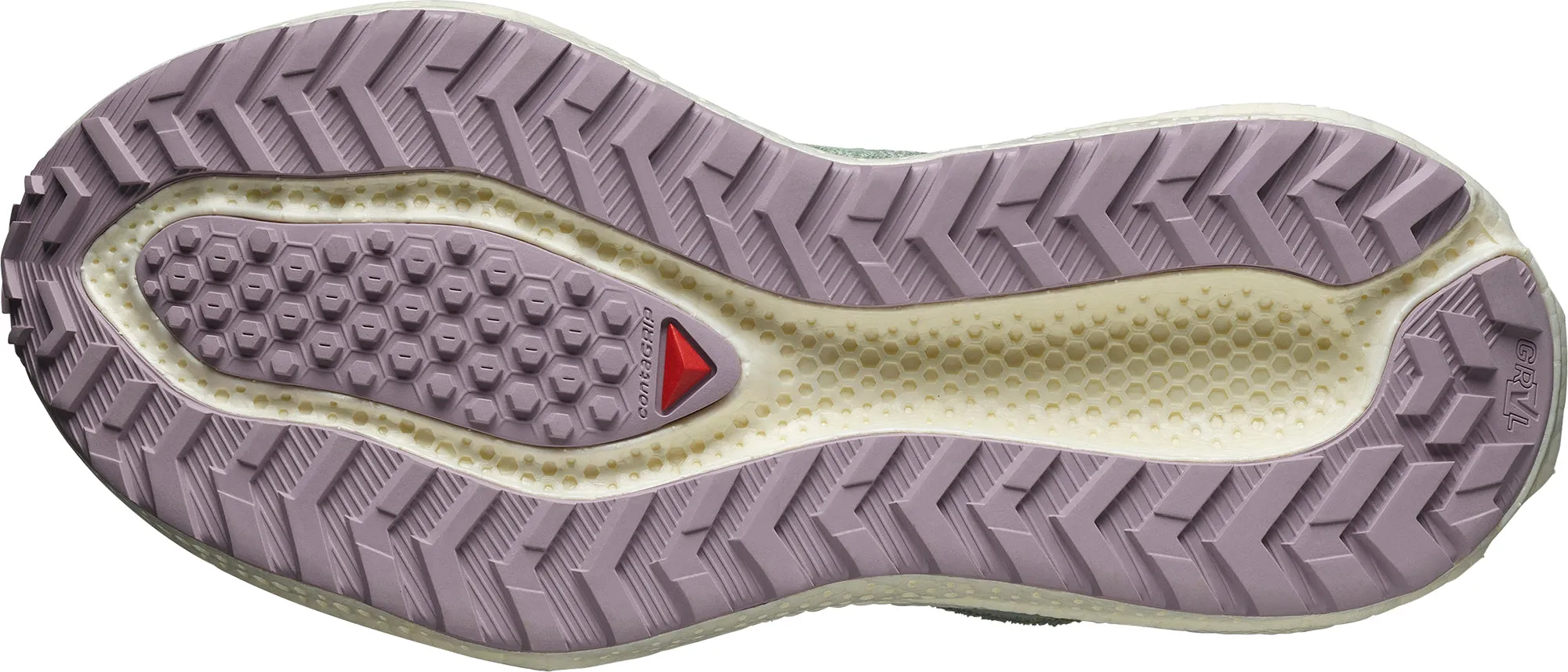 Salomon Aero Glide 3 GRVL Womens Trail Running Shoes - Green Ultra Breathable Upper