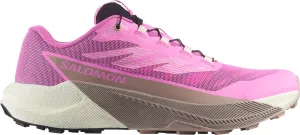 Salomon Pulsar Womens Trail Running Shoes - Pink Multi directional traction Stretchable Material