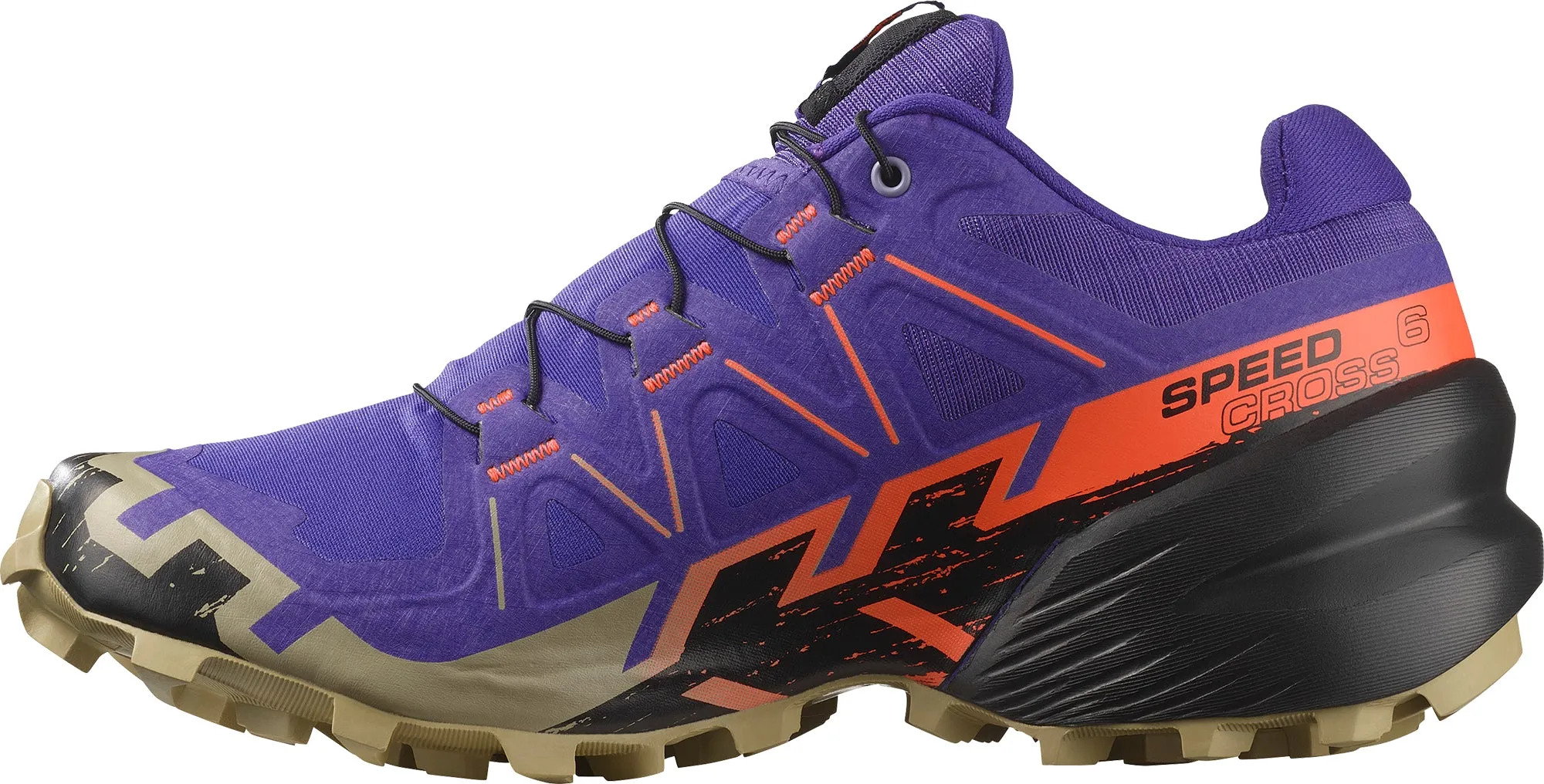 beginners Salomon Speedcross 6 Womens Trail Running Shoes - Purple