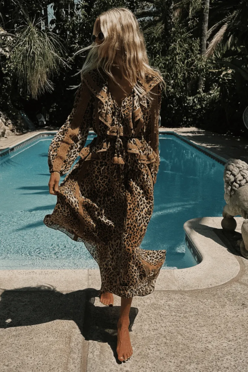 Silky texture Samantha Lace Gown